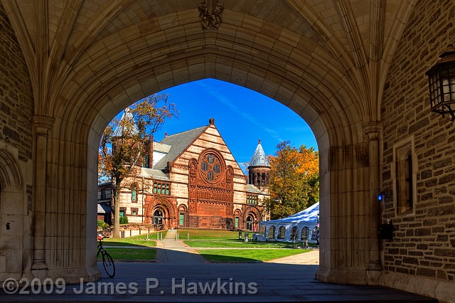 slides/CX102209_HDR36_01_2_3_4_5.jpg Buildings hawkins HDRI jim hawkins princeton u princeton university Churches Alexander Hall through Blair Hall Arch